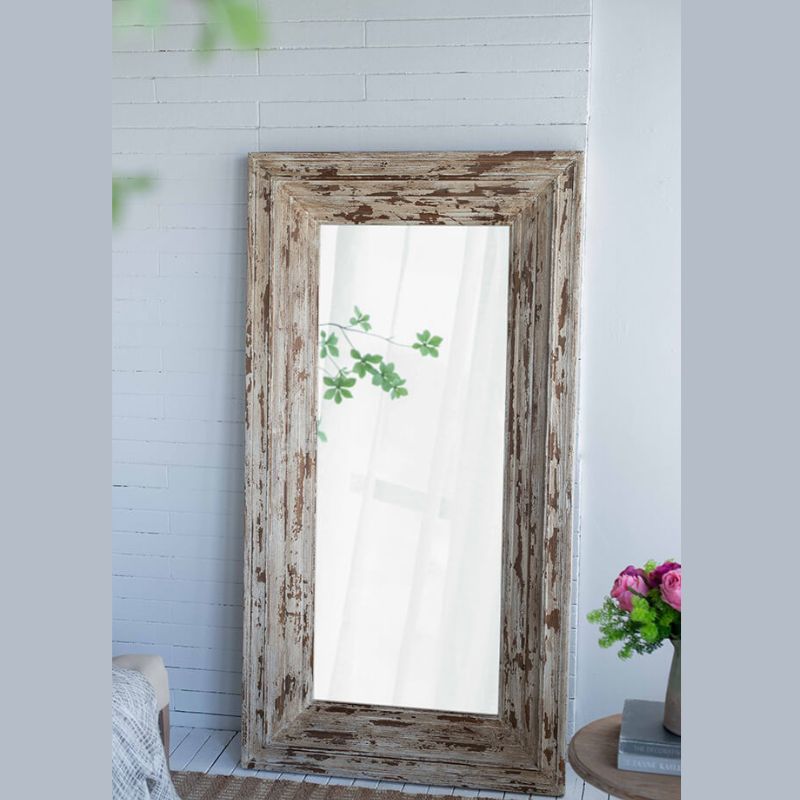 rustic frame and glass