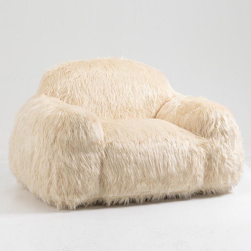 53 Modern Beige Bean Bag Sofa Chair