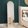 60" First Generation Arched Full-Length Mirror with Gold Aluminium Alloy Metal Frame