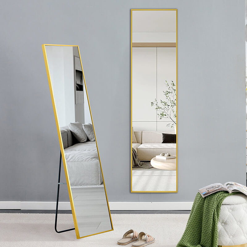 63" Decorative Freestanding and Wall-Mount Full-Length Mirror 