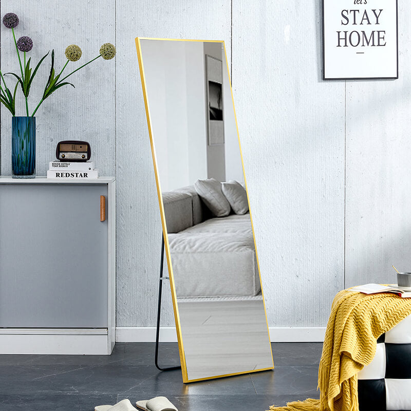 63" Decorative Freestanding and Wall-Mount Full-Length Mirror 