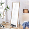 65"L x 22.8W Third Generation Light Oak Solid Wood Frame Large Full-length Decorative Floor Mirror