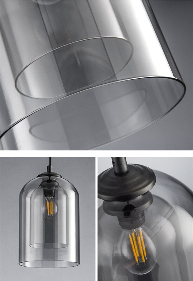 a kitchen pendant light showcasing different angles