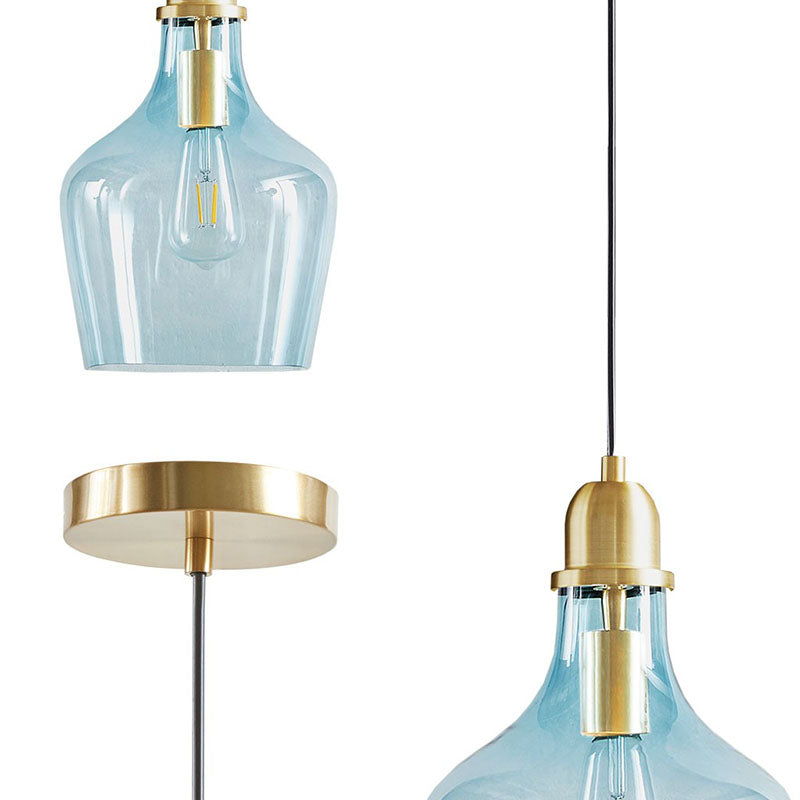 a kitchen pendant light showcasing its intricate details