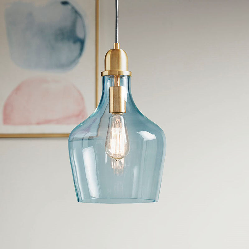 close view of a kitchen pendant light