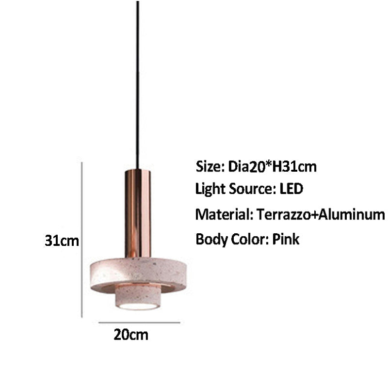 Dimension of kitchen pendant light 