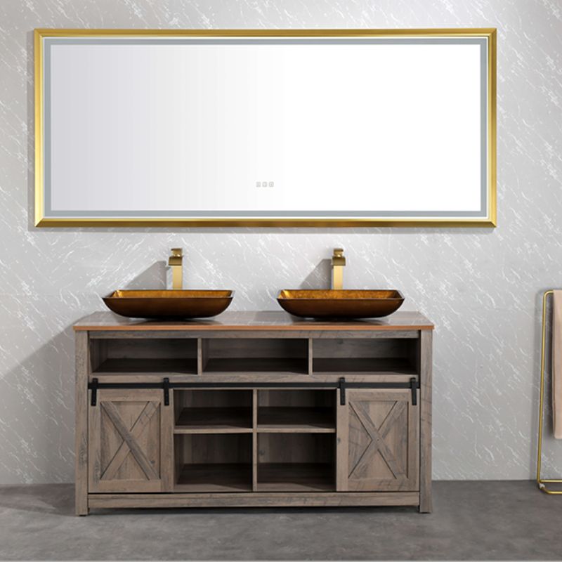 Gold Framed Anti-Fog LED Bathroom Mirror.jpg