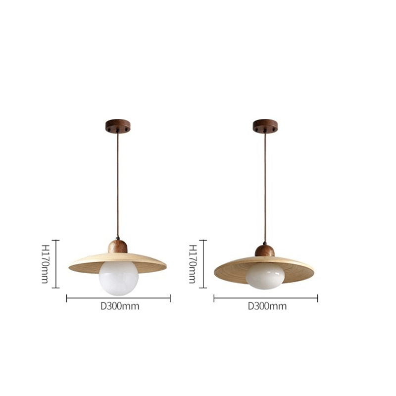 Dimension of kitchen pendant light