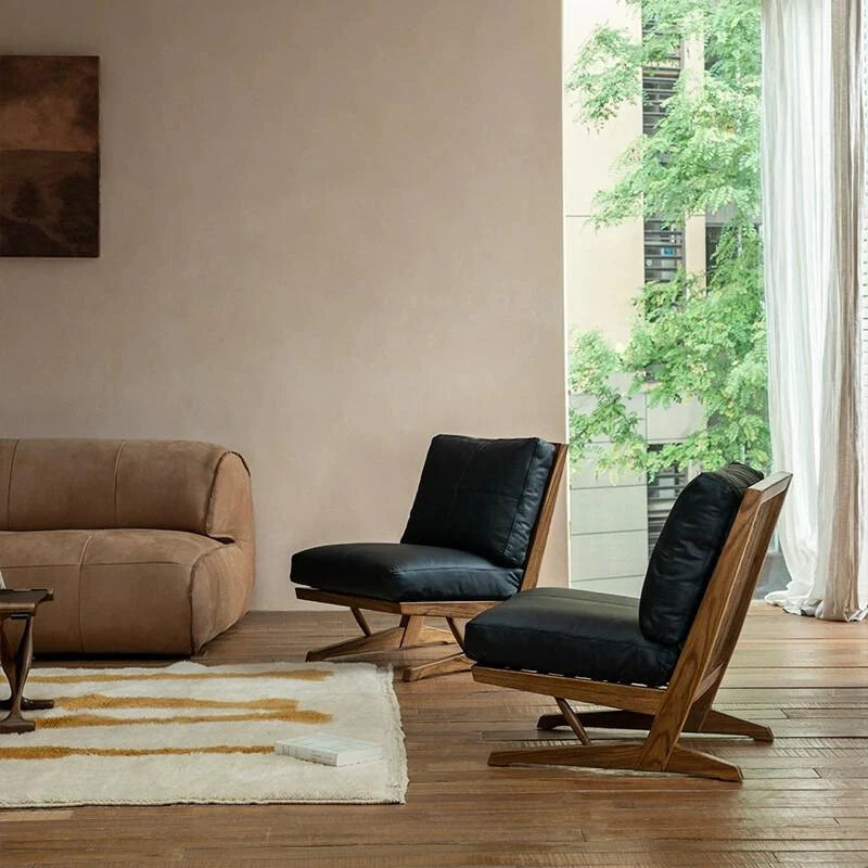 an accent leather chair for a comfortable sitting experience