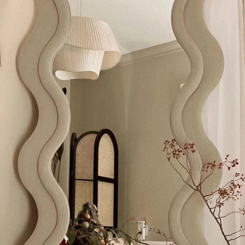 Modern Wavy Mirror