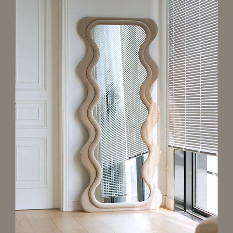 Wavy Floor Mirror