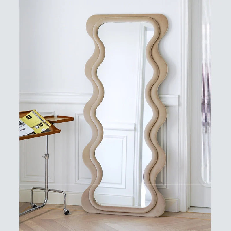 Wavy Floor Mirror