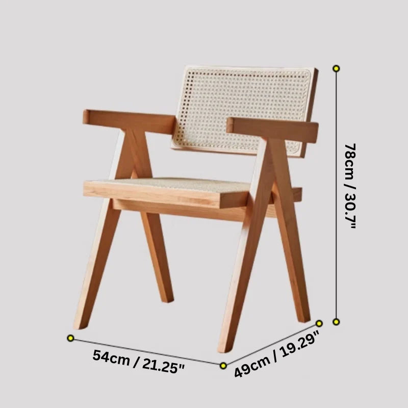 Rattan Dining Chair Dimensions