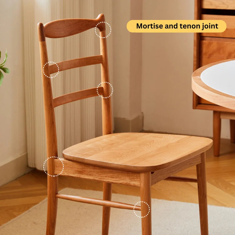 Wood Dining Chair showing Mortise and Tenon Joints 