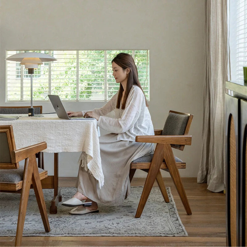 Rattan Chair Dining with Cushion proving a comfortable seating experience