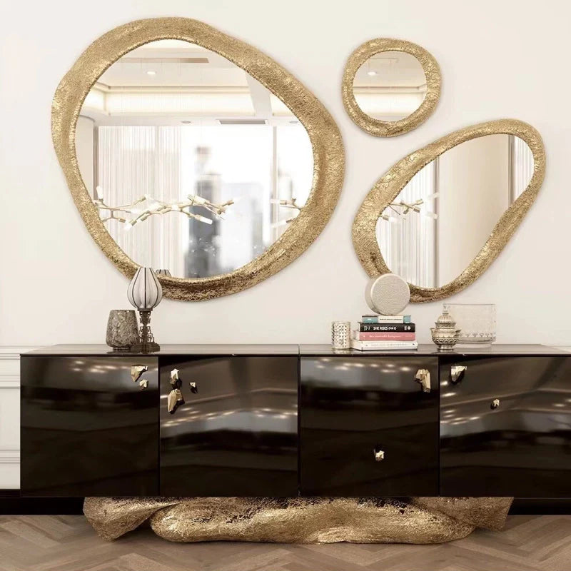 Gold Frame Mirror - LiminalLuxe