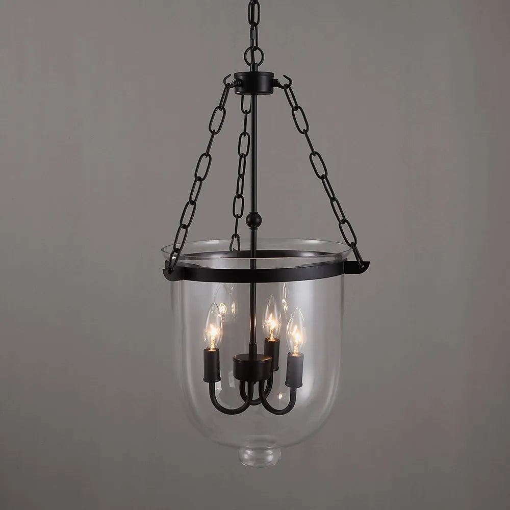 a kitchen pendant light in a gray background