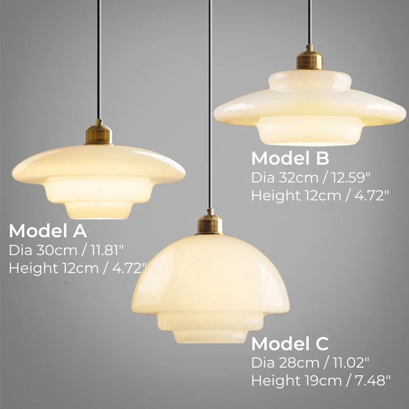 dimension of kitchen pendant lights