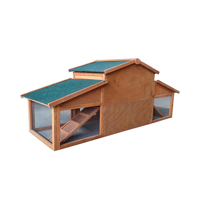 Large Outdoor Wooden 2-Layer Pet House