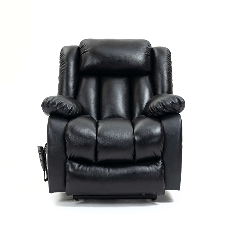 Genuine Leather Power Lift Recliner Chair