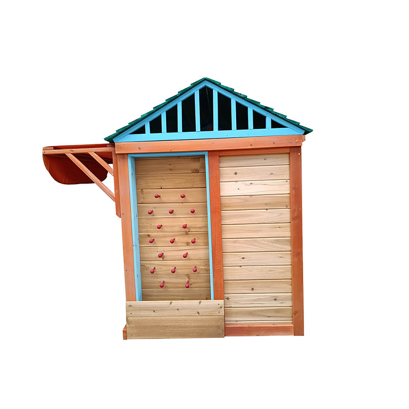  Golden Eco-friendly Outdoor Wooden Playhouse