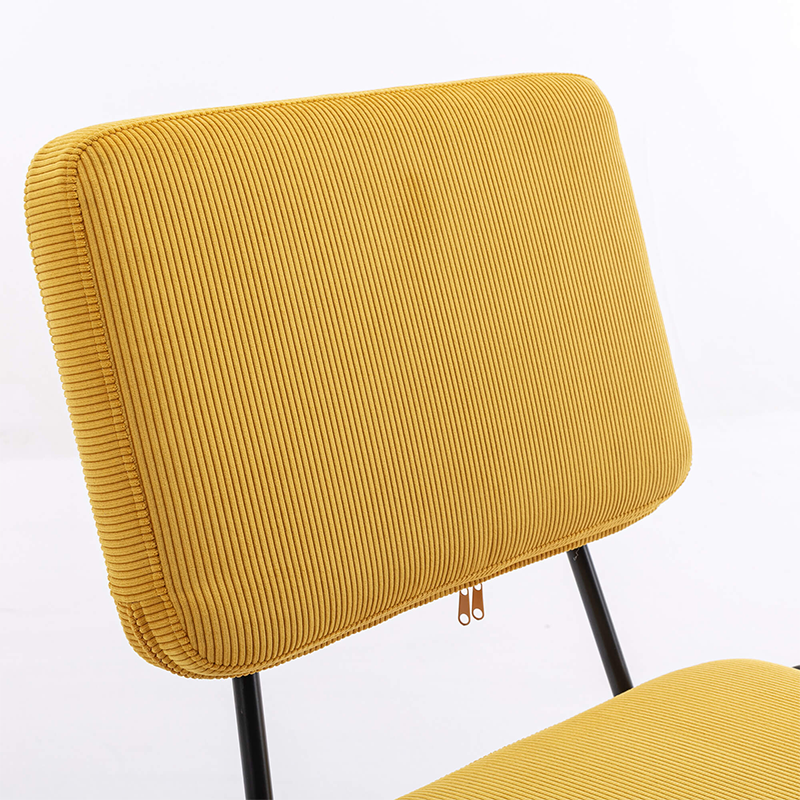 Adjustable Height Yellow Swivel Rolling Chair