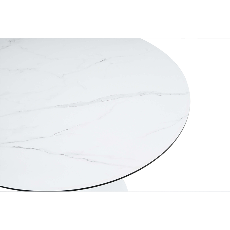 Round Marble Tulip Base Dining Table