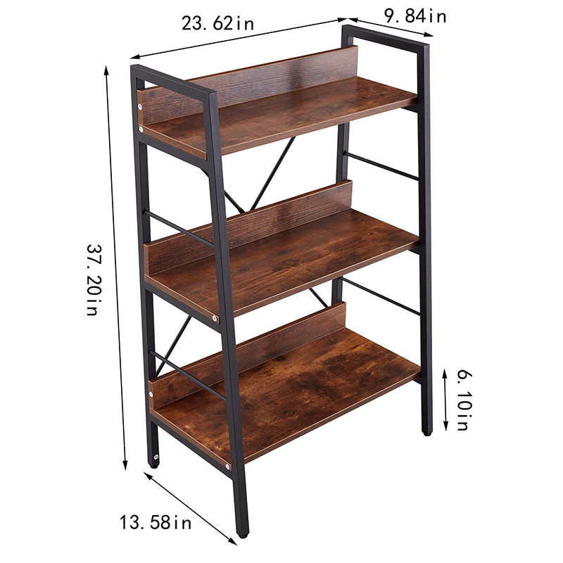 3 Layer Ladder Display Storage Bookshelf