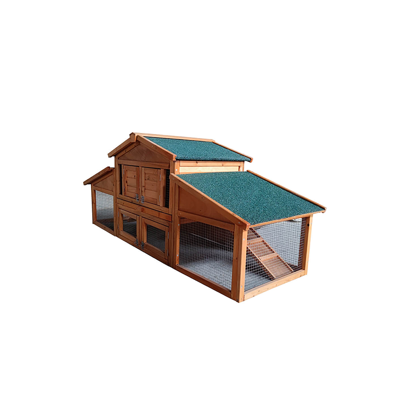 Large Outdoor Wooden 2-Layer Pet House