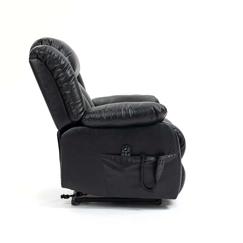 Genuine Leather Power Lift Recliner Chair