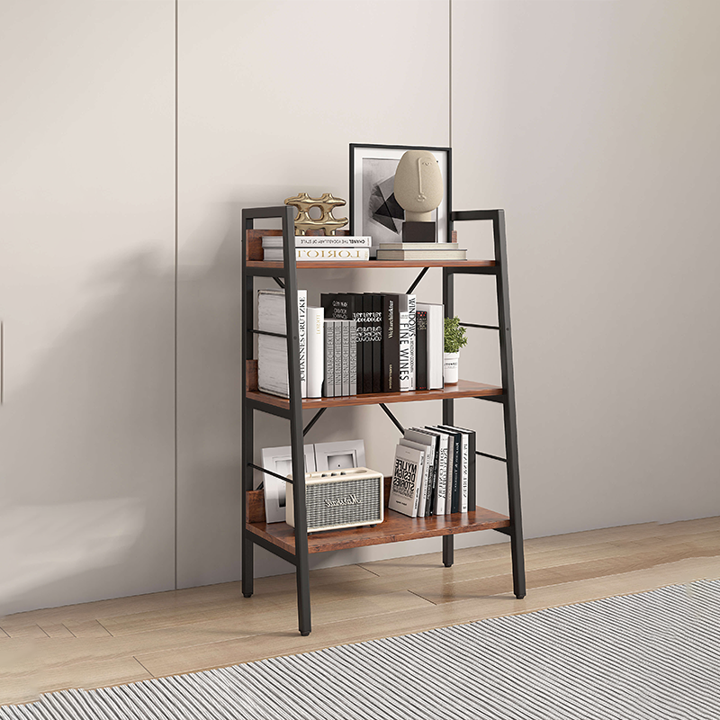 3 Layer Ladder Display Storage Bookshelf