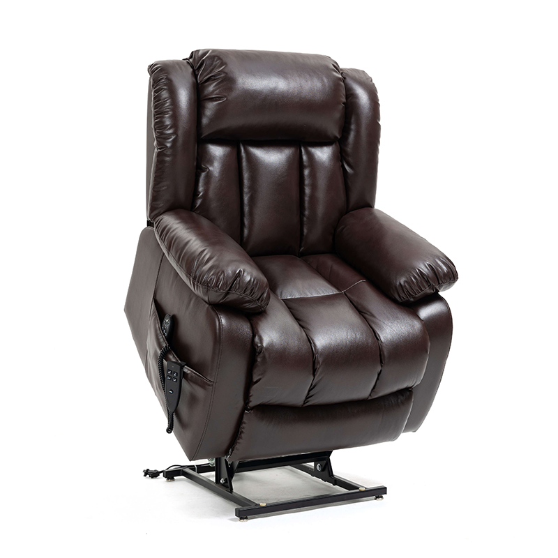 Faux Leather Dual Motor Recliner Chair