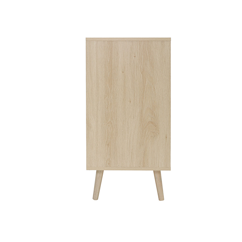 23.6" Natural Particle Board 3-Drawer Cabinet