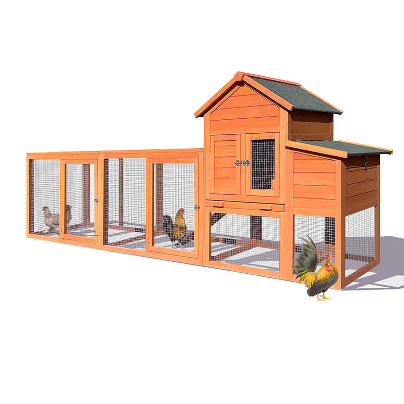 122" Large Wooden Outdoor Chicken Coop