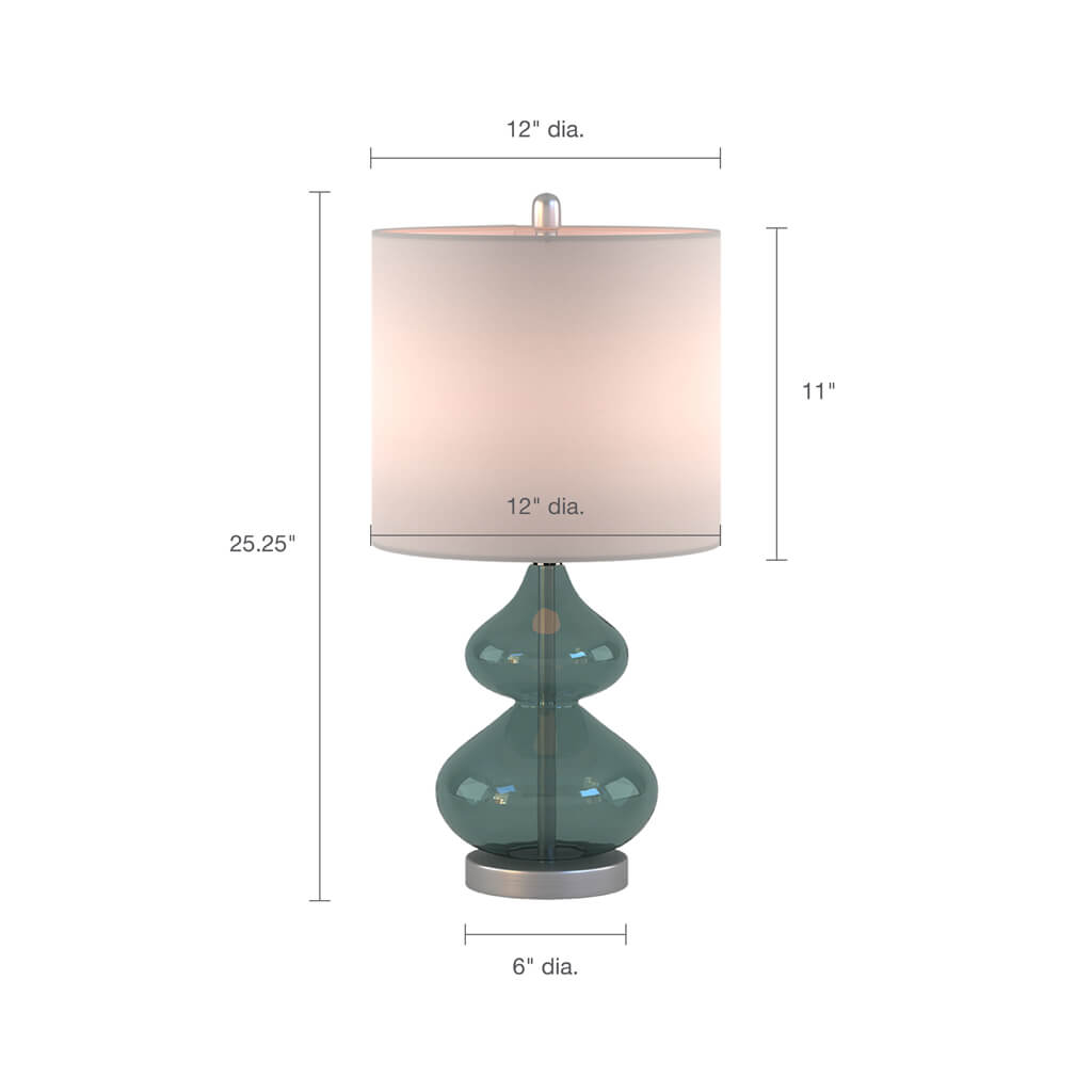 Glass Table Lamp