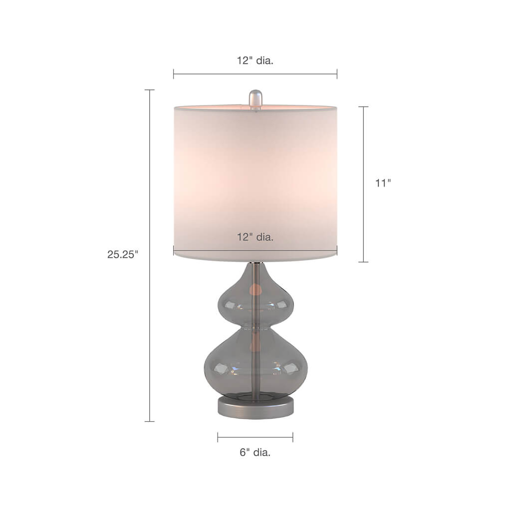 Glass Table Lamp