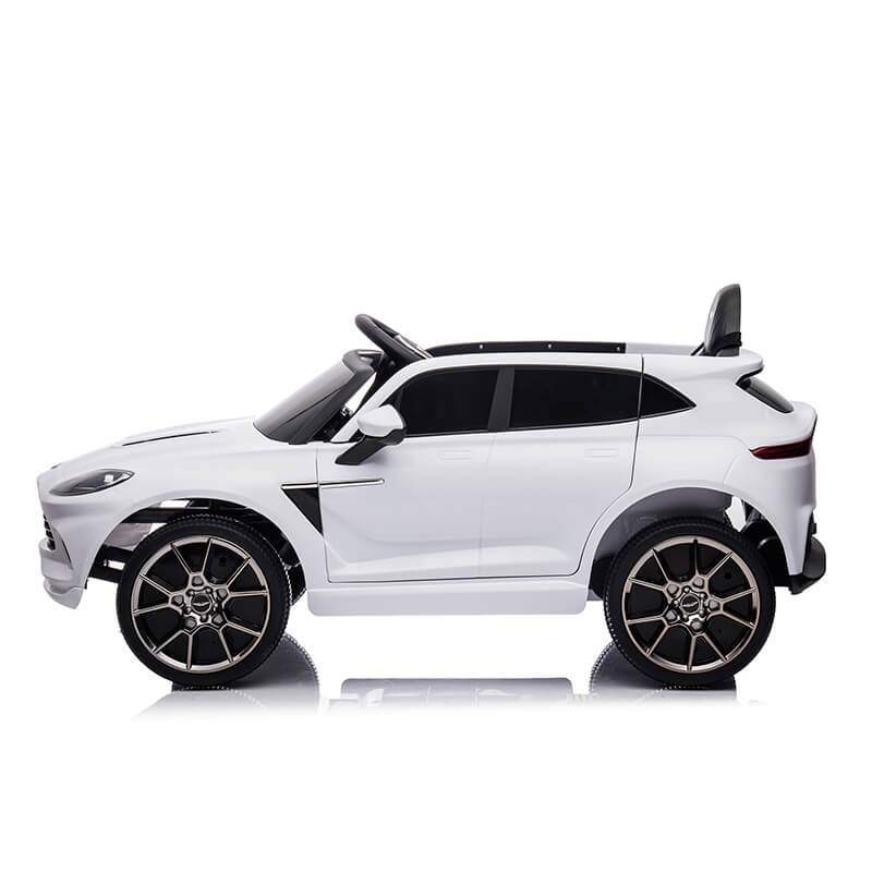 12V White Battery Powered Kids Ride-on Car - Aston Martin DBX