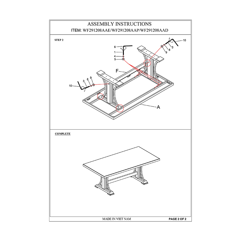 Espresso Wood Rectangular Dining Table