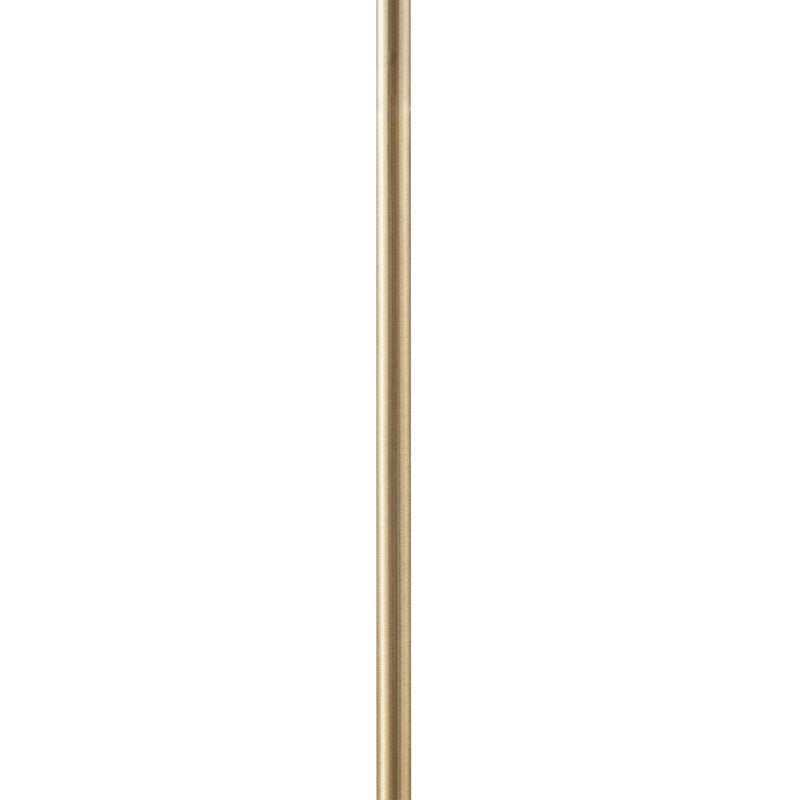 a modern gold floor lamp showcasing its intricate details