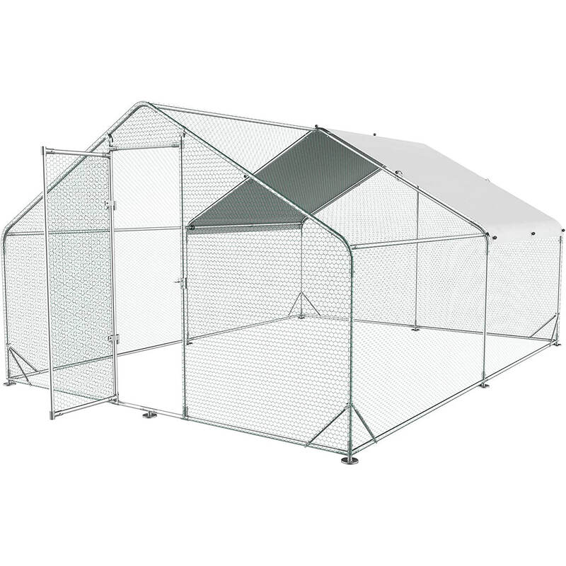 chicken, rabbit cage with Waterproof and Anti-Ultraviolet Cover 