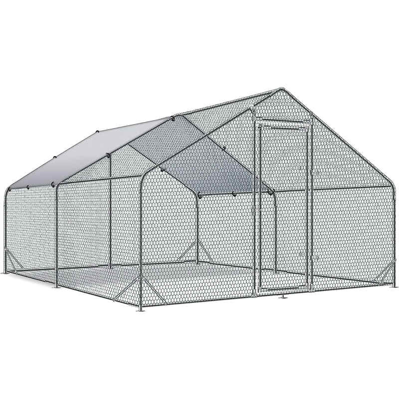 158" Large Metal Walk-in Animal Cage