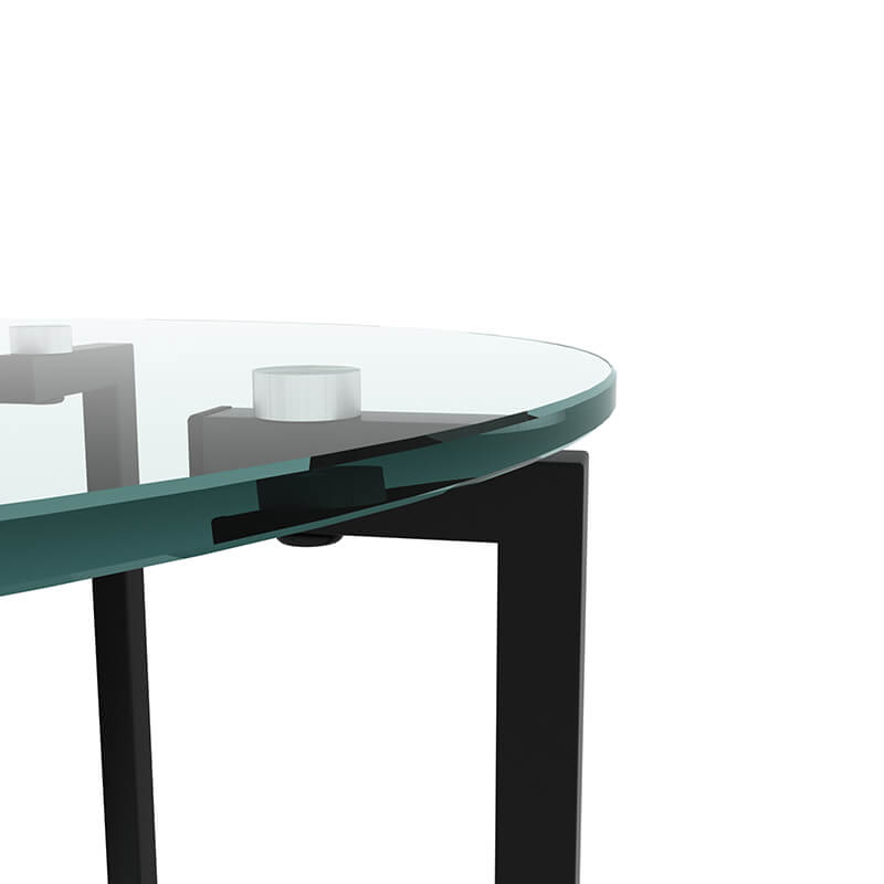 table top with sturdy glass