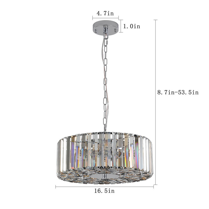 Round Crystal Chandelier