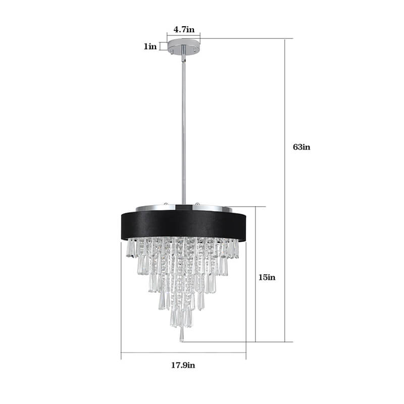 Raindrop Crystal Chandelier