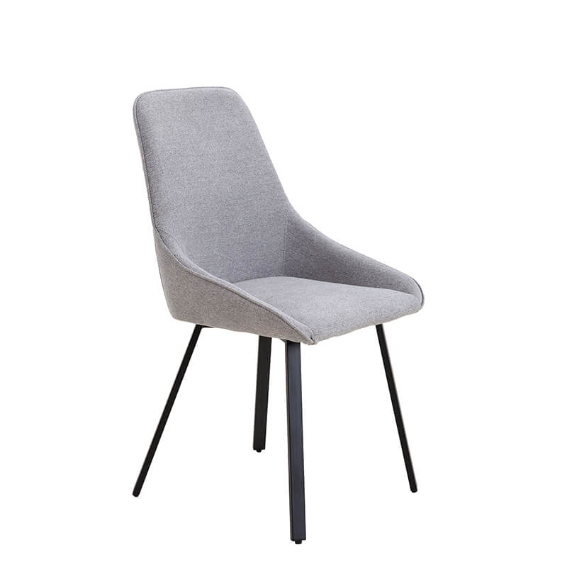 Gray Adjustable Cushion Upholstered Dining Chairs