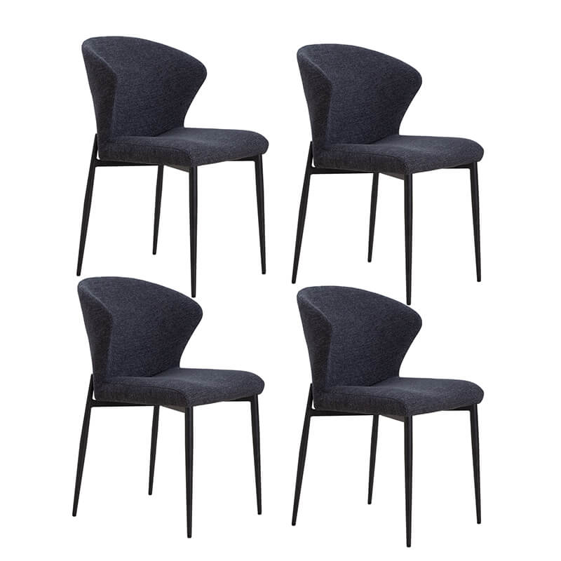 18.5" Adjustable Upholstered Accent Dining Chairs