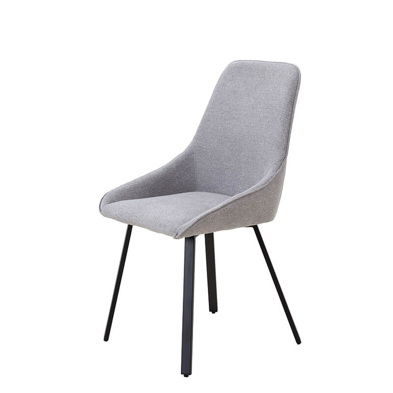 Gray Adjustable Cushion Upholstered Dining Chairs