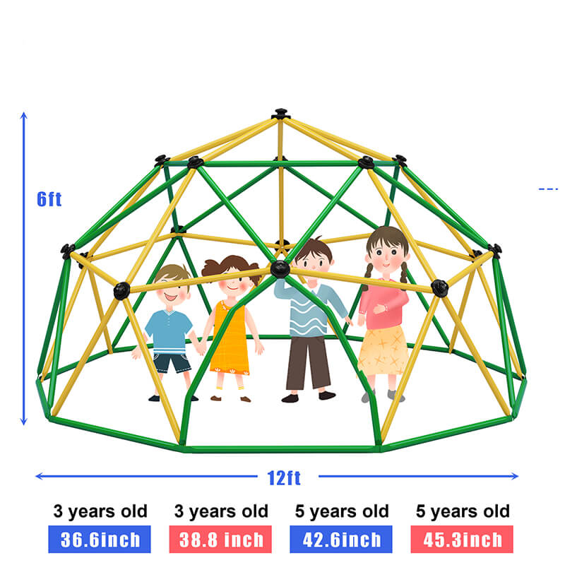 Kids Geometric Playground Climbing Dome Tower