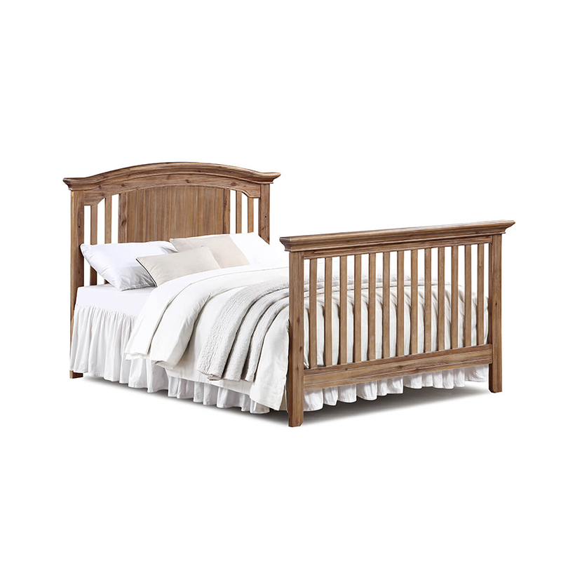 Beige Convertible Biscotti Solid Wood Crib