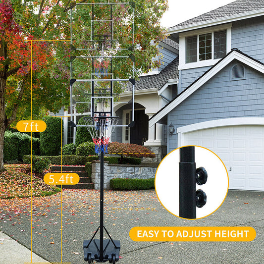 28" Adjustable Height Basketball Hoop Stand